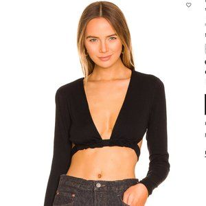 NWT Superdown crop top long sleeve